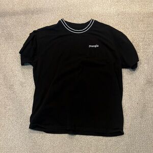 YoungLA Black Tee with White Accents